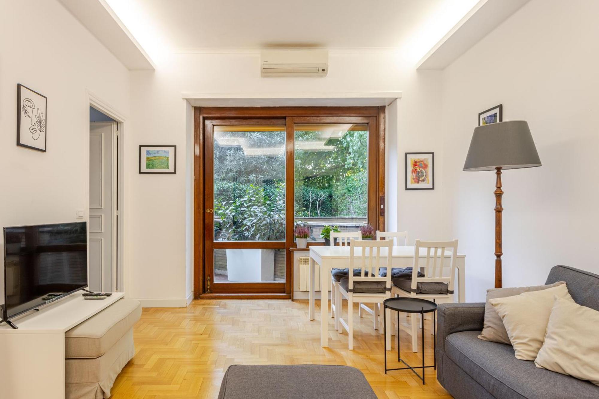 Fleming Hill - Free Private Parking & Garden Apartamento Roma